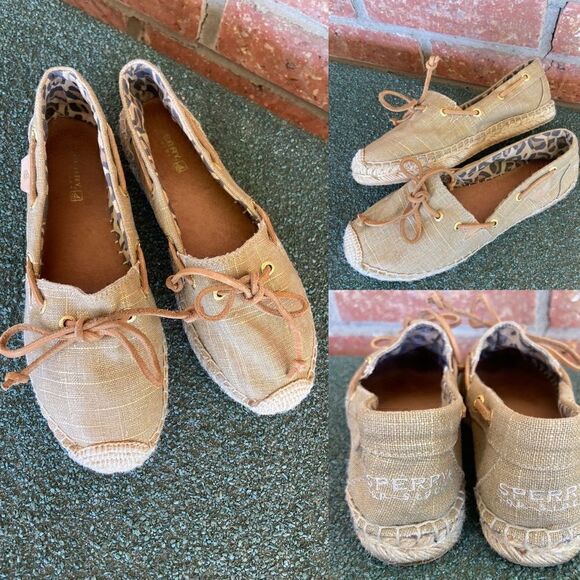 SPERRY TOP-SIDER KATAMA Espadrille Boat Shoe Sandal Size 5.5 - Picture 1 of 15